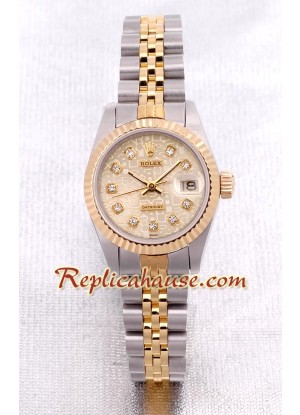 Rolex Réplica Suizo Datejust Reloj para Dama