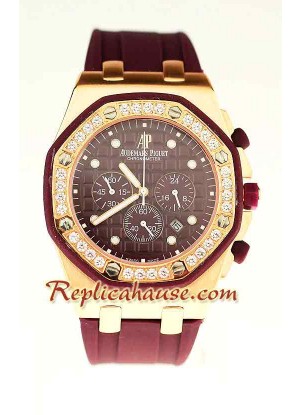 Audemars Piguet Royal Oak Offshore Team Alinghi con chapado en Oro 18K Reloj
