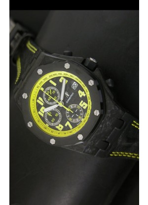 Audemars Piguet Royal Oak Offshore Cabón Forjado - Reloj Ultima Edición Escala 1:1