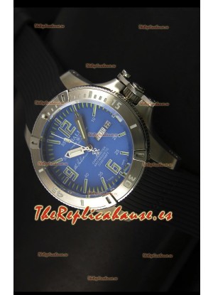Ball Hydrocarbon Spacemaster Reloj Automático Day Date Correa de Goma Dial Azul - Movimiento Citizen Original
