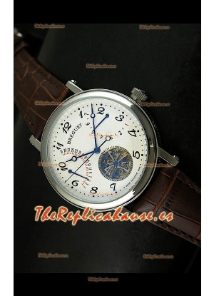Breguet Retrograde Japanese Automatic con día/fecha y turbillón 