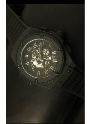 Hublot Big Bang King F1 Reloj de Cuarzo Suizo con Revestimiento PVD 45MM