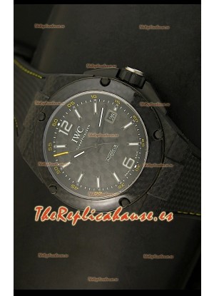 IWC Ingenieur Reloj Réplia Suiza caja de Carbono, Dial de Carbono