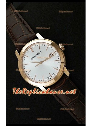 Audemars Piguet Jules Edición Audemars Reloj Suizo Oro Rosa