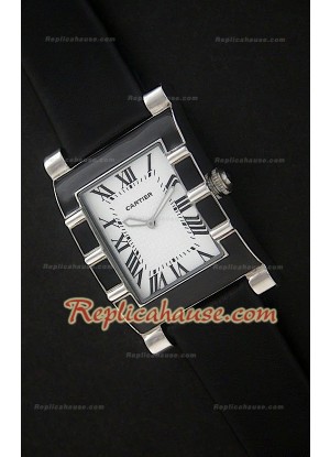 Cartier Tank Reloj Japonés con Movimiento de Cuarzo