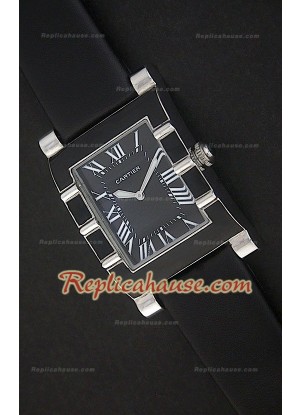 Cartier Tank Reloj Japonés con Movimiento de Cuarzo