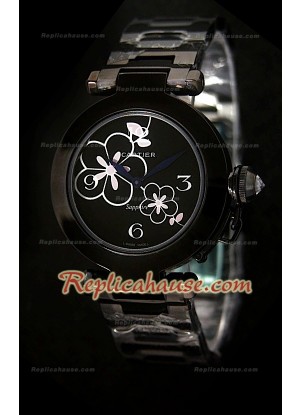 Pasha De Cartier Reloj Japonés en PVD