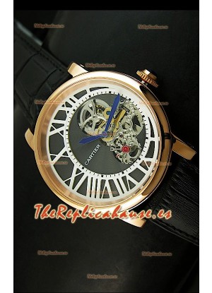 Rotonde De Cartier Cadran Love, Réplica Japonesa – Carcasa de oro amarillo     
