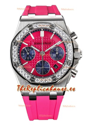 Audemars Piguet Royal Oak Offshore Dial Rosado Cronógrafo 37MM - Reloj Réplica Suiza 