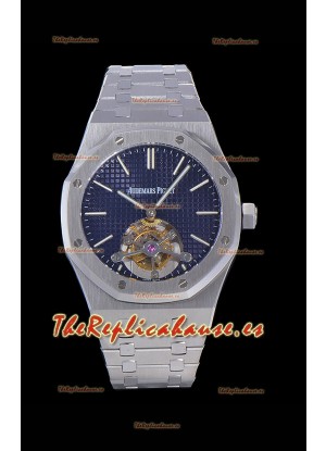 Audemars Piguet Royal Oak Tourbillon Dial Azul 41mm en Caja de Acero 904L