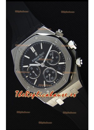 Audemars Piguet Royal Oak Réloj Réplica Cronógrafo a Espejo 1:1 - Dial Negro