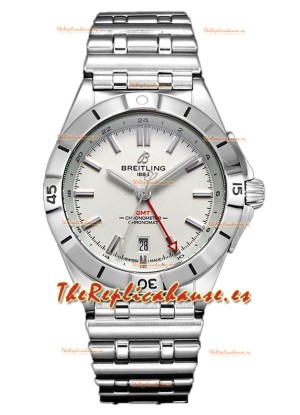 Breitling Chronomat Automatic GMT 40 Dial Blanco Reloj Réplica Suiza Espejo 1:1
