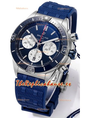 Breitling Chronomat B01 42 Edición Suiza Caja Acero 904L Dial Azul Reloj Réplica Espejo 1:1
