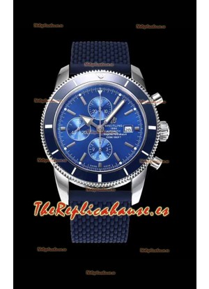 Breitling SuperOcean Heritage II 44MM Dial Azul Reloj Réplica Suizo