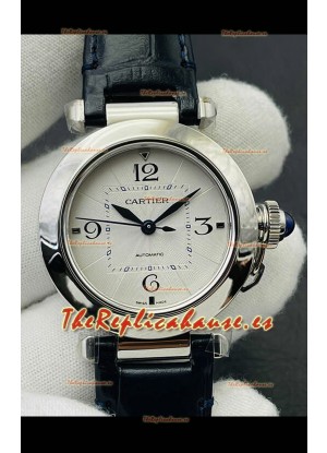 Pasha De Cartier Suizo Automático Calidad Espejo 1:1 Reloj Réplica 35MM