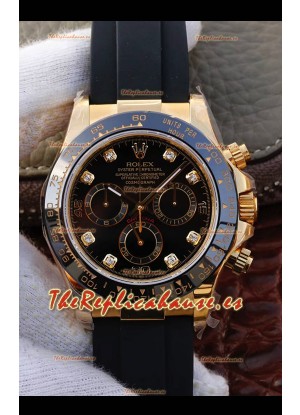 Rolex Cosmograph Daytona 116508 Oro Amarillo Movimiento Original Cal.4130  - Reloj de Acero Ultimate 904L Mejorado