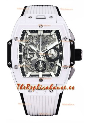 Hublot Edición Spirit of Bang Reloj en Caja Cerámica Blanca - 42MM Réplica Suiza