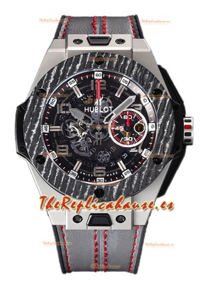 Hublot Big Bang Edición F1 "Titanium Carbon" Cronógrafo Reloj Réplica Suiza 