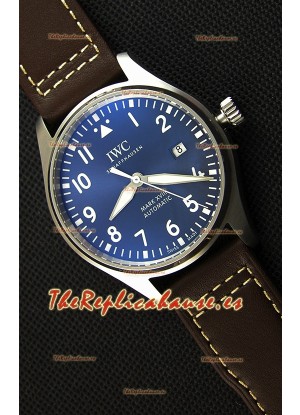 IWC Pilot's MARK XVIII IW327010 Reloj Réplica Suizo Le Petit Prince Dial de Acero color Azul Réplica a Espejo 1:1