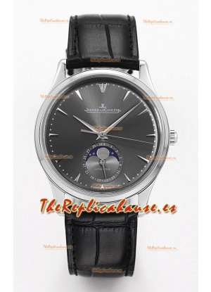 Jaeger LeCoultre Master Reloj Ultra Fino Luna Acero 904L Réplica a Espejo 1:1