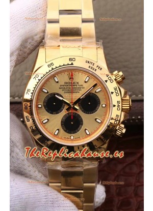 Rolex Cosmograph Daytona 116508 Oro Amarillo Movimiento Original Cal.4130  - Reloj de Acero Ultimate 904L Mejorado