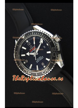 Omega Seamaster Planet Ocean Swiss Correa Negra Réplica 45MM 1:1 Ultimate Edition Watch 
