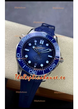 Omega Seamaster 300M Azul Summer Suizo Acero 904L Réplica a Espejo 1:1