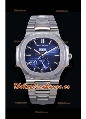 Patek Philippe Nautilus 5726A Dial Azul Reloj Répliza 1:1 Versión 2022 Actualizada
