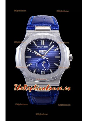 Patek Philippe Nautilus 5726A Dial Azul Reloj Répliza 1:1 Versión 2022 Actualizada