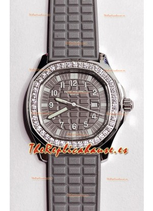 Patek Philippe Super Clone Aquanaut LUCE 5069-001 Quartz en Dial Gris 35MM