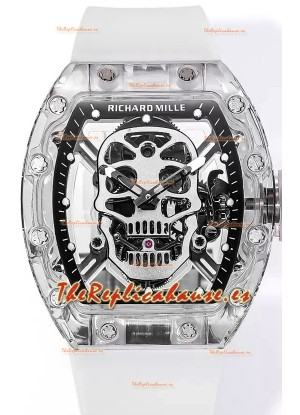 Richard Mille RM52-01 Sapphire Caja con Movimiento Tourbillon Réplica Ultimate a Espejo 1:1