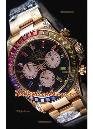Rolex Cosmograph Daytona 116595RBOW Cal.4130 Movement - Reloj Acero 904L Oro Rosado a Espejo 1:1