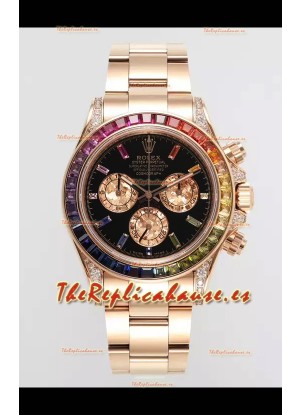 Rolex Cosmograph Daytona 116595RBOW Oro Rosado Movimiento Original Cal.4130
