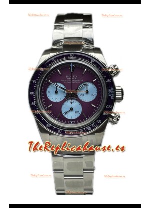 Rolex Daytona 116508 Warm Burgundy De Geneve Reloj Acero Inoxidable Réplica Suiza