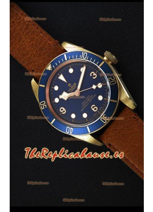 Tudor Heritage Bronze Black Bay Blue Bucherer Edición Limitada Reloj Réplica Suizo a Espejo 1:1
