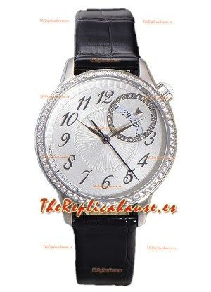 Vacheron Constantin Egerie Muse Caja Acero 904L en Dial Blanco Reloj Réplica Suiza 
