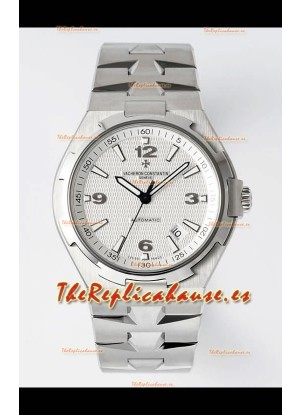 Vacheron Constantin Overseas Réplica Suiza a Espejo 1:1 Dial Blanco - Correa de Acero