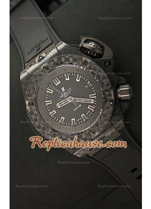 Hublot Big Bang Keng Reloj Suizo Sumergible 4000M en Carbón