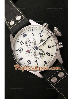 IWC Big Pilot Complications Reloj Japonés de Acero - 47MM
