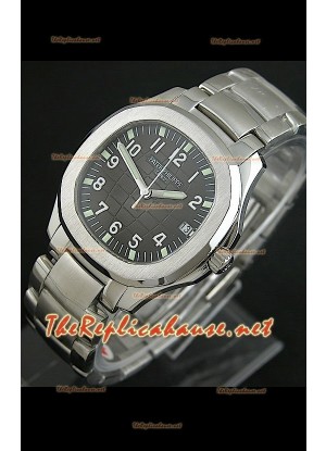 Patek Philippe Aquanaut Swiss Réplica con esfera negra