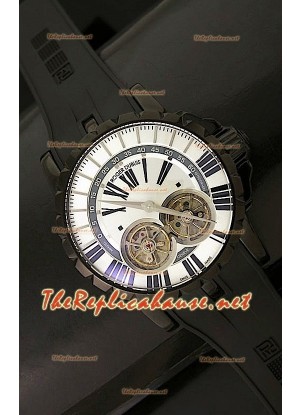Roger Dubuis Excalibur Chronoexcel Dual Tourbilon en Carcasa de PVD