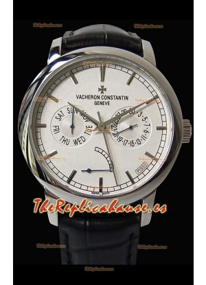 Vacheron Constantin Traditionnelle Day Date Steel Reloj Réplica Suizo