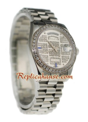 Rolex Réplica Day Date Silver