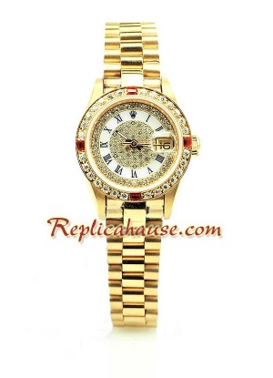 Rolex Réplica Datejust Reloj para Dama