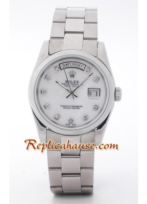 Rolex Réplica Day Date Silver