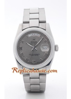 Rolex Réplica Day Date Silver