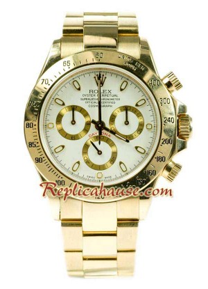 Rolex Réplica Daytona Suizo Gold Reloj - 2011 Edición