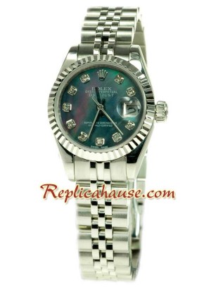 Rolex Réplica Suizo Datejust Reloj para Dama