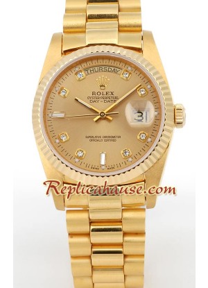 Rolex Réplica Day Date Gold