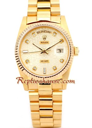 Rolex Réplica Day Date-Gold